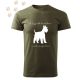 Törpe Schnauzer (02) mintás Férfi-unisex póló - Több színben