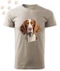 Welsh Springer Spániel (04) mintás Férfi-unisex póló - Több színben