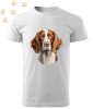 Welsh Springer Spániel (04) mintás Férfi-unisex póló - Több színben