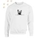 Yorkshire Terrier (2) vonalmintás kereknyakú pulóver - Több színben