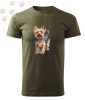 Yorkshire Terrier (03) mintás Férfi-unisex póló - Több színben