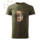 Yorkshire Terrier (03) mintás Férfi-unisex póló - Több színben