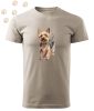 Yorkshire Terrier (03) mintás Férfi-unisex póló - Több színben