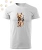 Yorkshire Terrier (03) mintás Férfi-unisex póló - Több színben