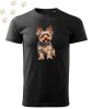 Yorkshire Terrier (06) mintás Férfi-unisex póló - Több színben