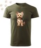 Yorkshire Terrier (07) mintás Férfi-unisex póló - Több színben