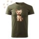 Yorkshire Terrier (07) mintás Férfi-unisex póló - Több színben