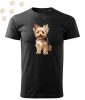 Yorkshire Terrier (07) mintás Férfi-unisex póló - Több színben