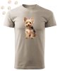 Yorkshire Terrier (07) mintás Férfi-unisex póló - Több színben