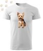 Yorkshire Terrier (07) mintás Férfi-unisex póló - Több színben