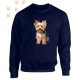 Yorkshire Terrier (07) mintás kereknyakú pulóver - Több színben