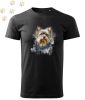 Yorkshire Terrier (11) mintás Férfi-unisex póló - Több színben