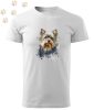 Yorkshire Terrier (11) mintás Férfi-unisex póló - Több színben