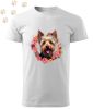 Yorkshire Terrier (13) mintás Férfi-unisex póló - Több színben