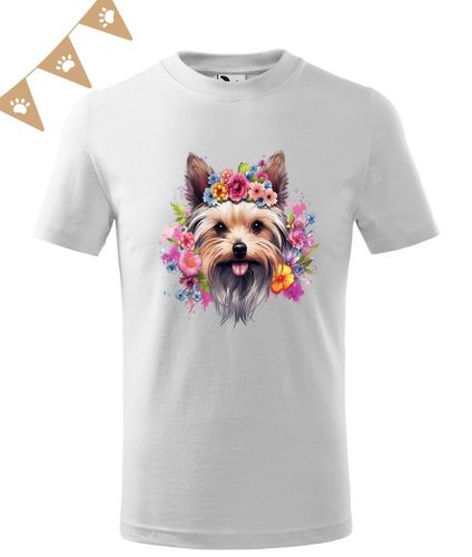 Yorkshire Terrier (15) mintás Gyerek póló - Több színben