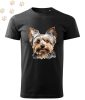 Yorkshire Terrier (16) mintás Férfi-unisex póló - Több színben