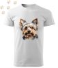 Yorkshire Terrier (16) mintás Férfi-unisex póló - Több színben