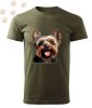 Yorkshire Terrier (17) mintás Férfi-unisex póló - Több színben