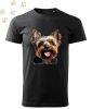 Yorkshire Terrier (17) mintás Férfi-unisex póló - Több színben