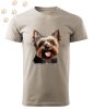 Yorkshire Terrier (17) mintás Férfi-unisex póló - Több színben