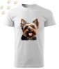 Yorkshire Terrier (17) mintás Férfi-unisex póló - Több színben