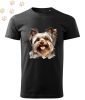 Yorkshire Terrier (18) mintás Férfi-unisex póló - Több színben