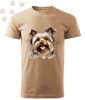 Yorkshire Terrier (18) mintás Férfi-unisex póló - Több színben