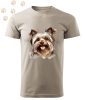 Yorkshire Terrier (18) mintás Férfi-unisex póló - Több színben