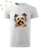 Yorkshire Terrier (18) mintás Férfi-unisex póló - Több színben