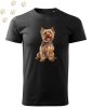 Yorkshire Terrier (21) mintás Férfi-unisex póló - Több színben