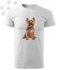 Yorkshire Terrier (21) mintás Férfi-unisex póló - Több színben